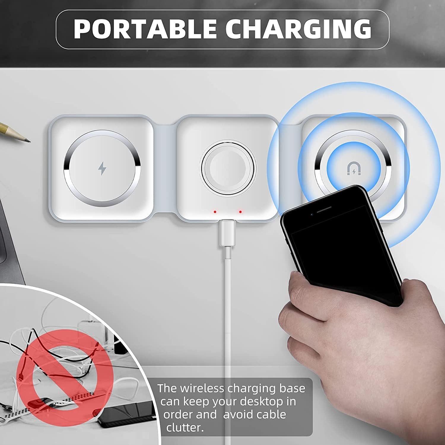 3 In 1 Wireless Charging Pad